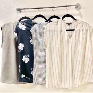 Banana Republic - V Neck Tops Set of 4